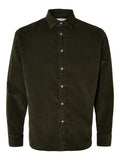 SLHREGOWEN-CORD LS SHIRT