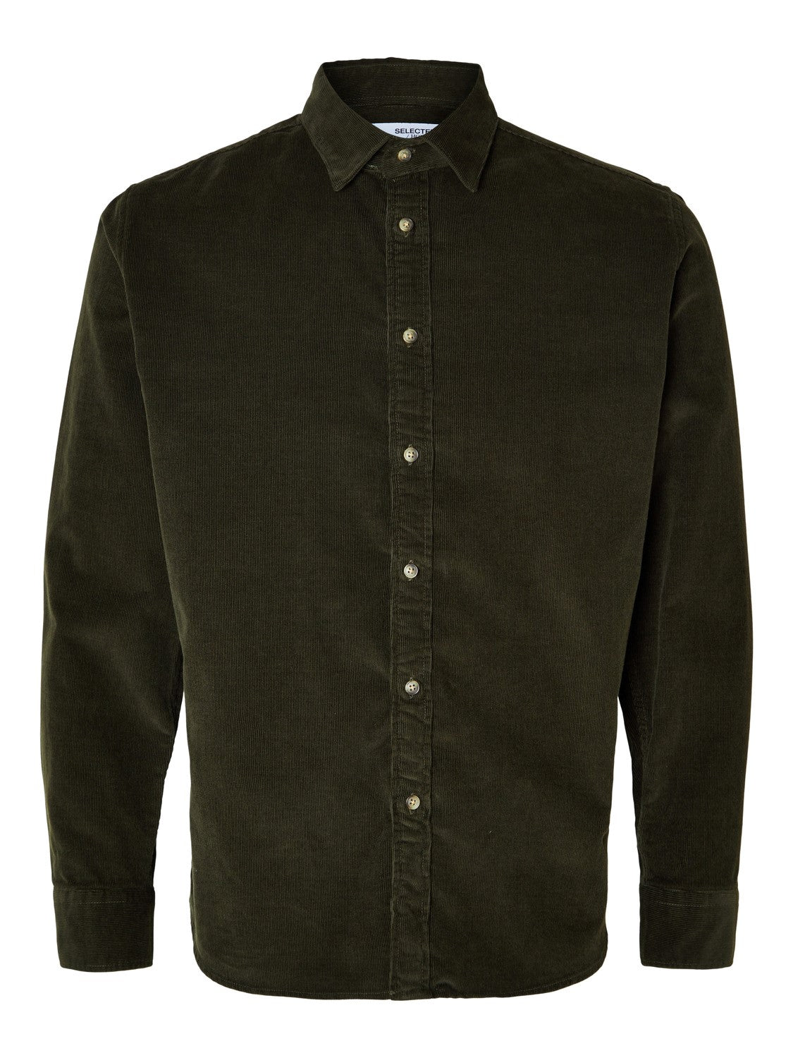 SLHREGOWEN-CORD LS SHIRT