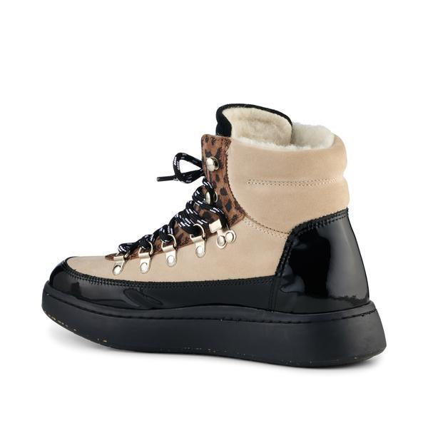 woden iris boot - mix leopard