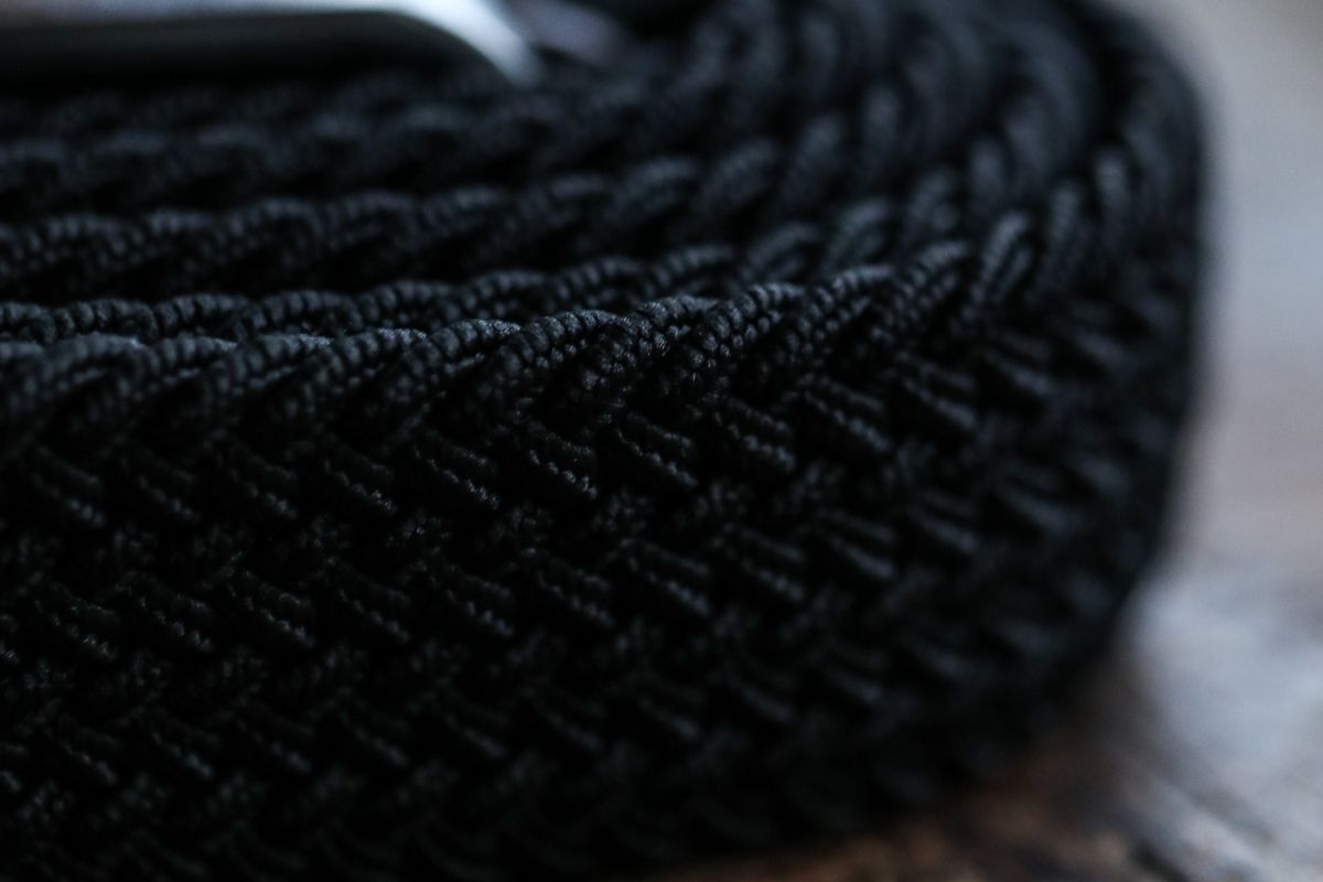 Recycled Woven Belt - Jet Black