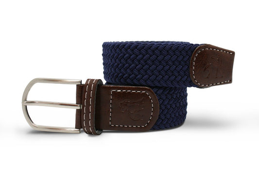 Recycled Woven Belt - Navy