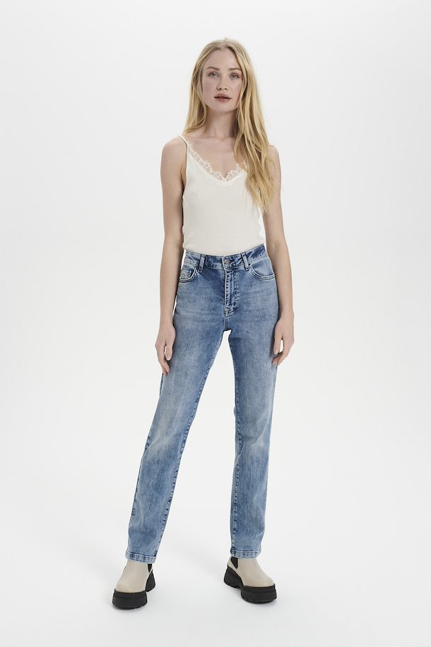 MayaSZ Strap Lace Top - Ice