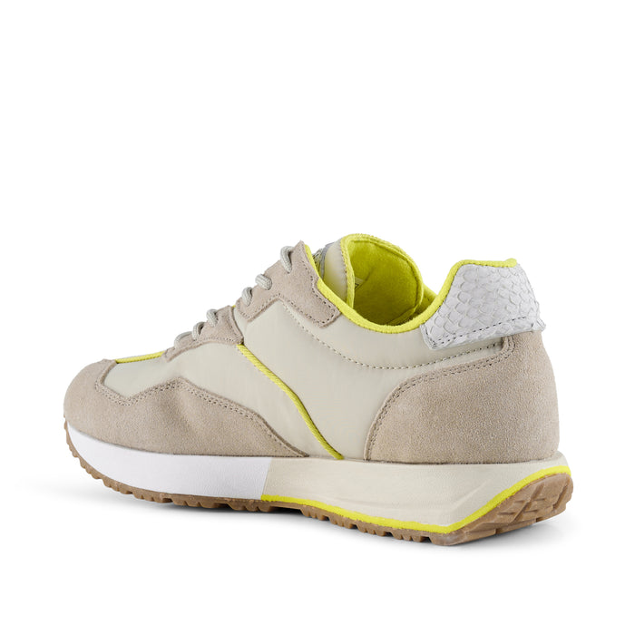 Rose Nylon Trainers - Oat Meal