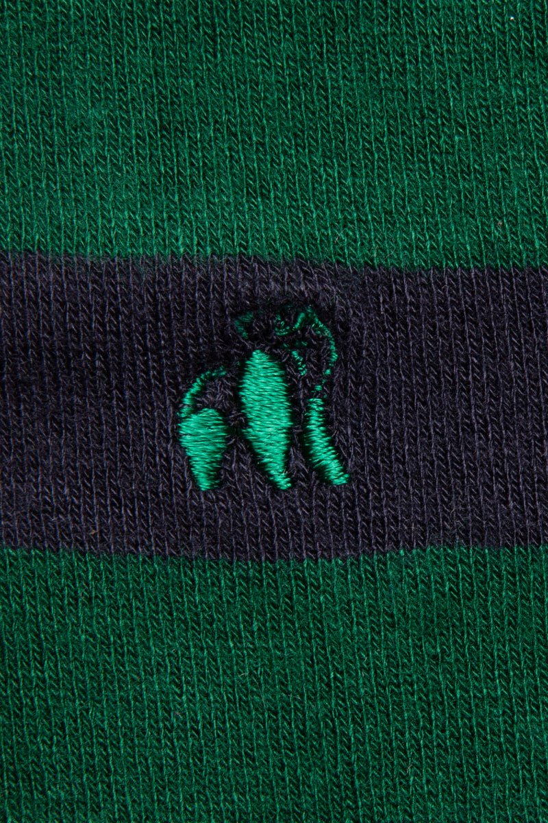 RACING GREEN Striped Bamboo Socks