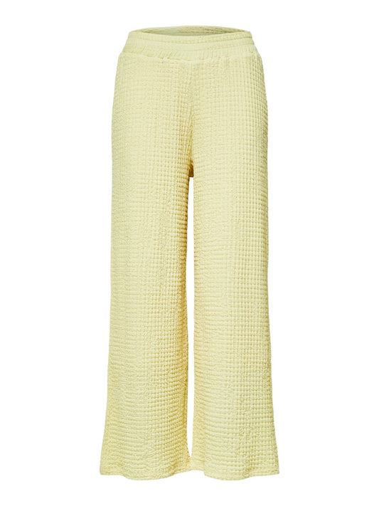 Cropped Trousers - Lemon Meringue
