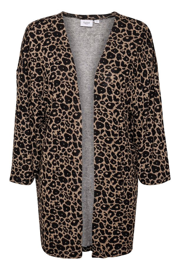 Karina Cardigan - Black Leopard