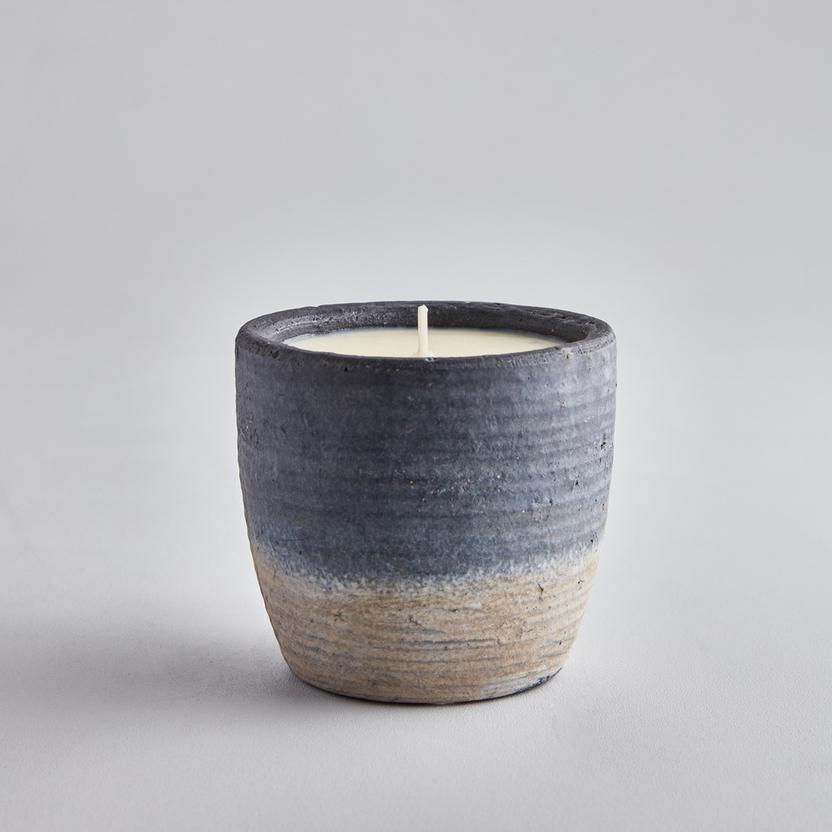 Samphire and sage large coastal candle