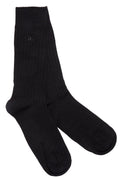 Jet Black Bamboo Socks