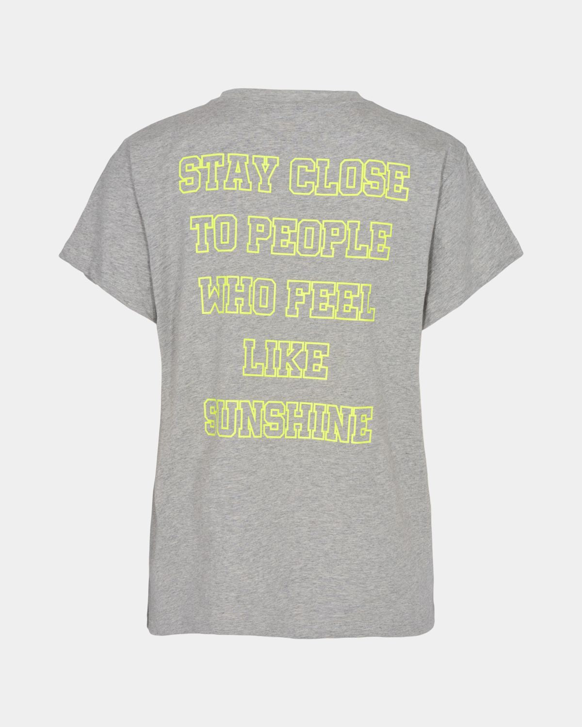 Grey Melange Palm Tree T-Shirt