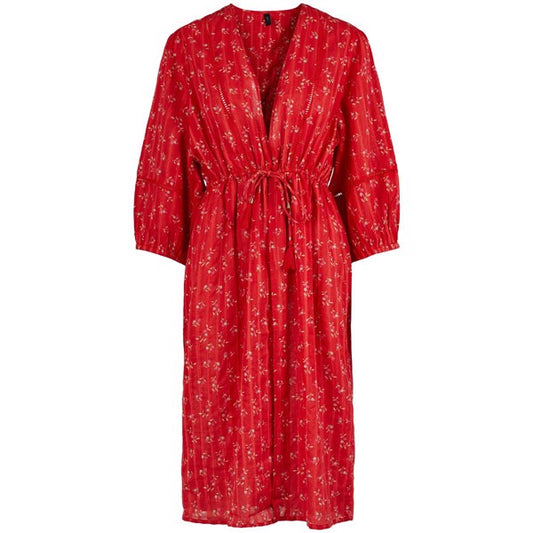 Yasfeel 3/4 Kimono Dress - Hibiscus