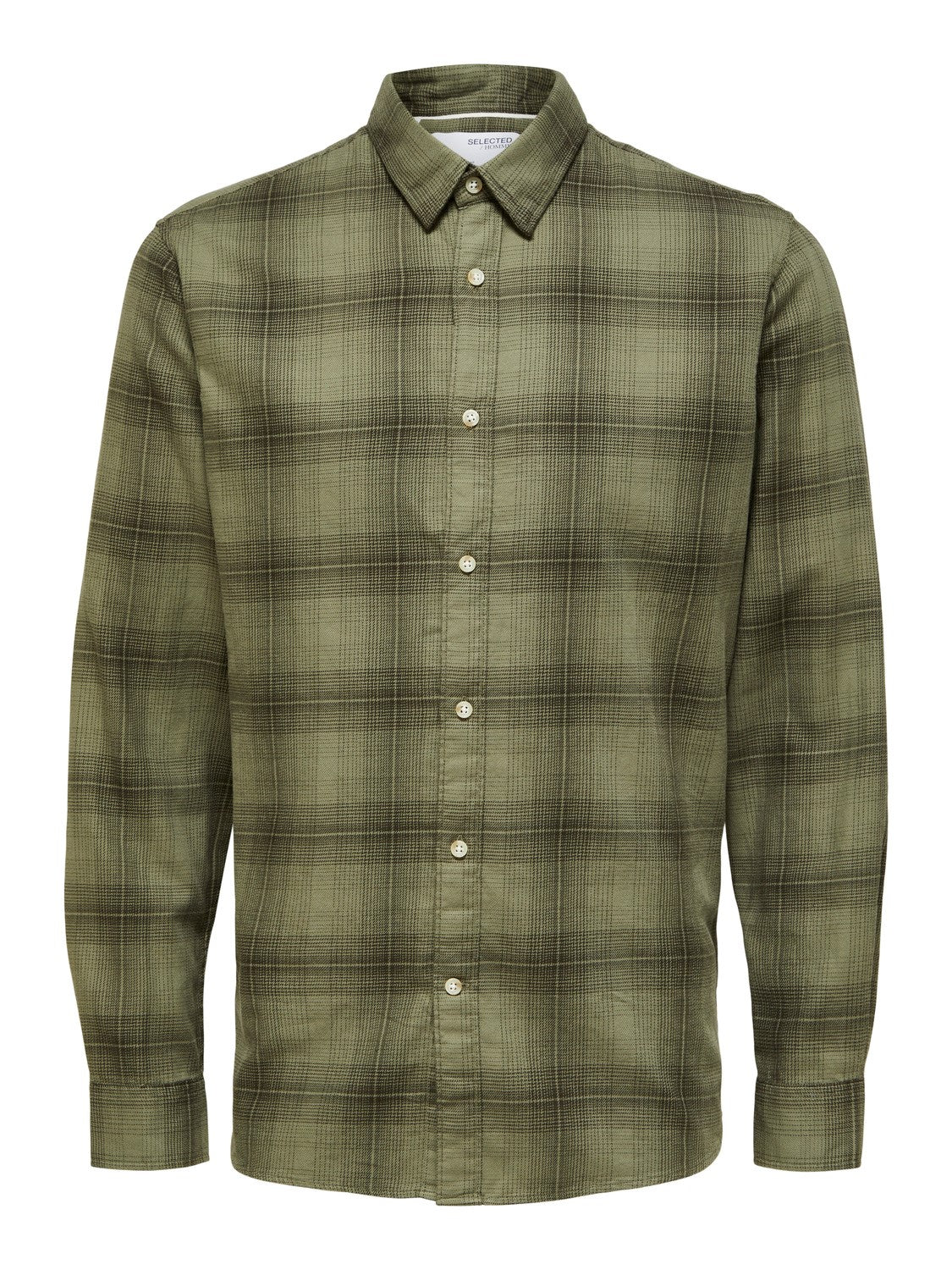 robin shirt - deep lichen green checks