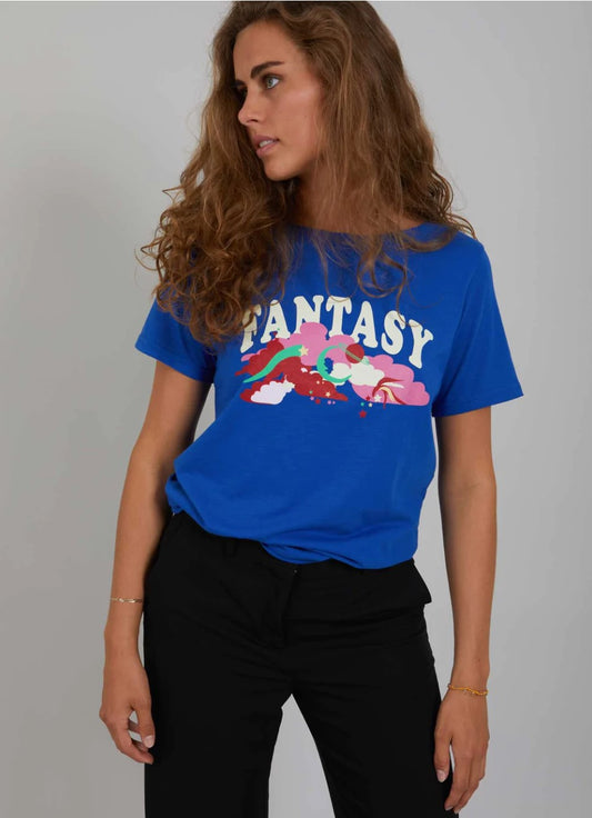 T-SHIRT W. FANTASY PRINT