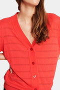TaschaSZ cardigan - Hibiscus