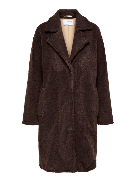Selected Femme Java Teddy Bear Coat