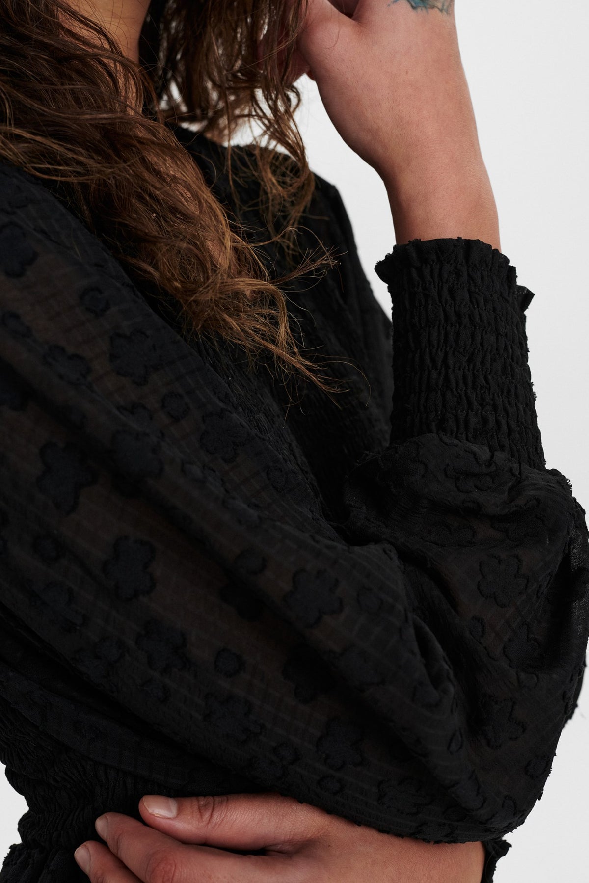 NUEDDY DRESS - Caviar