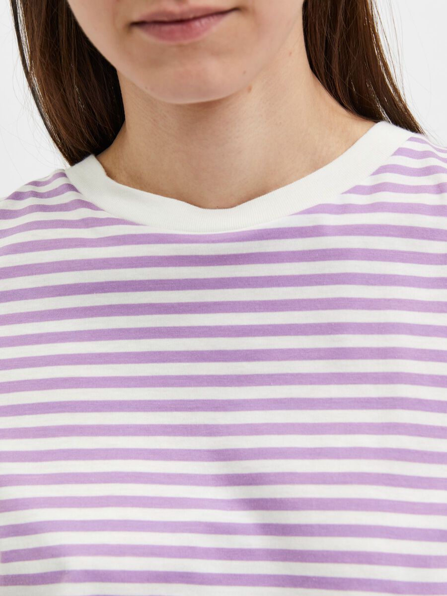 Purple Striped T-Shirt