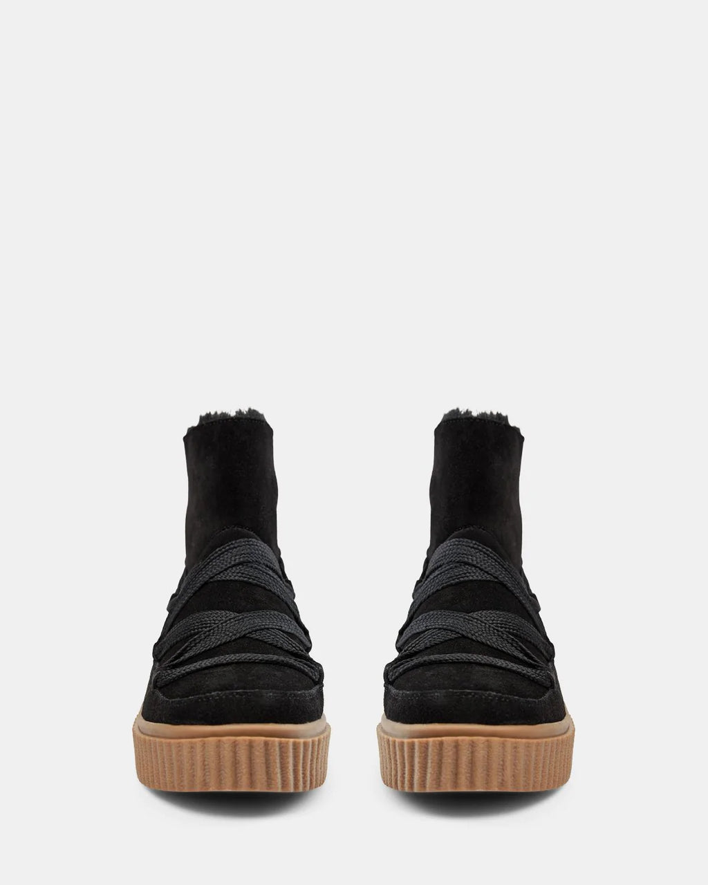 Black Suede Winter Boots