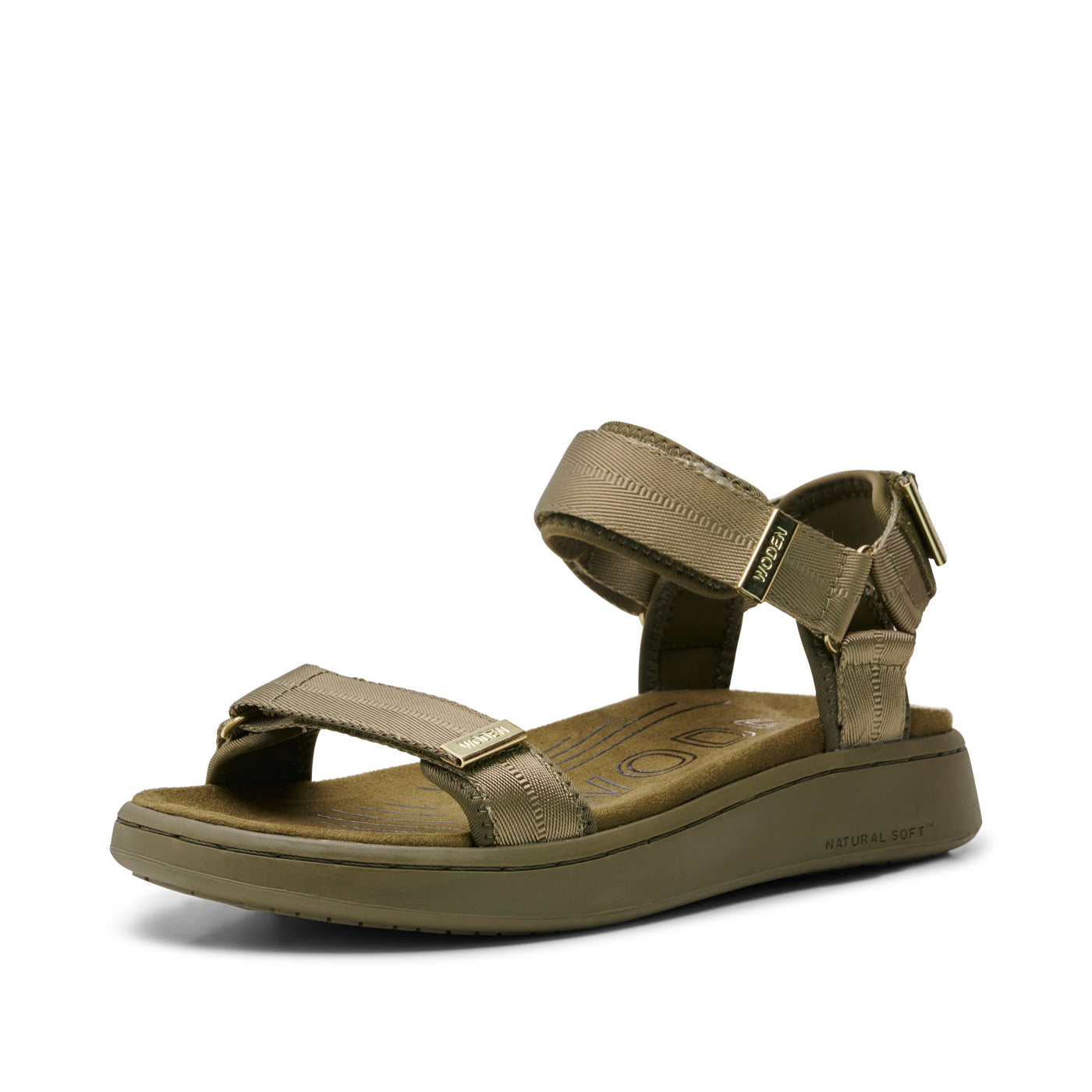 Line Sandals - Dark Olive