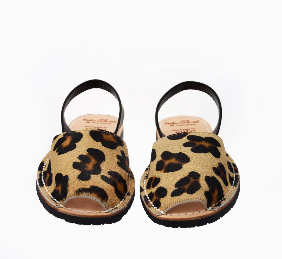 Sandals with hot sale leopard print