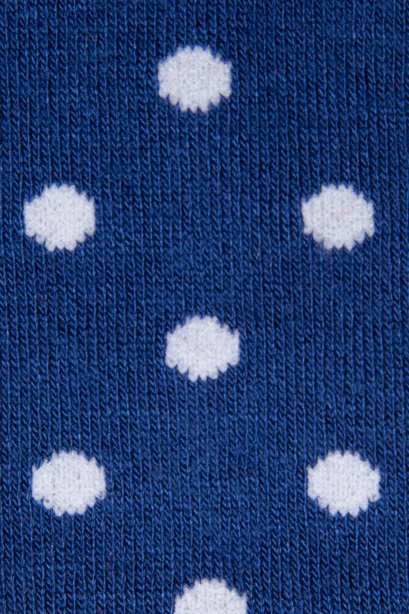BLUE Polka Dot Bamboo Socks