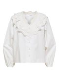 SLFAIKA BRODERI COLLAR SHIRT