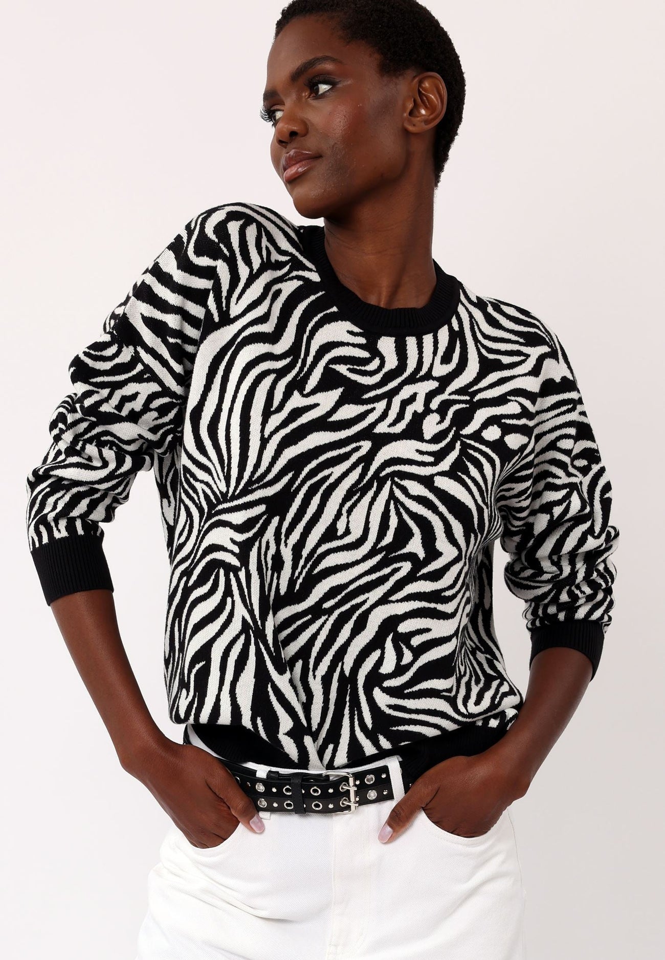 Heritage Animal Print Jumper