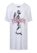 White Skeleton Graphic Tee
