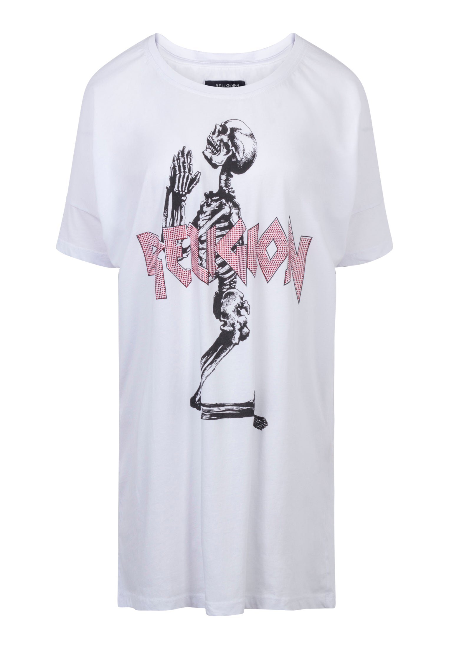 White Skeleton Graphic Tee