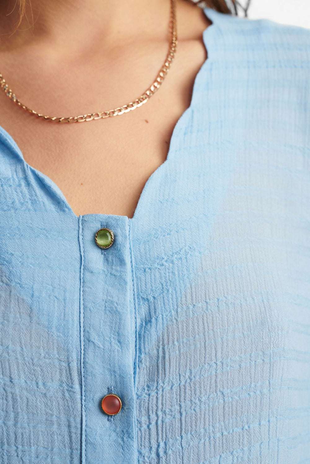 NUDARVA SHIRT - Della Robbia Blue