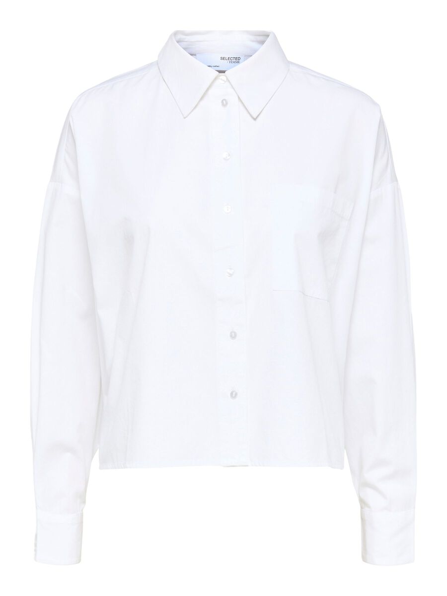 Cropped White Shirt