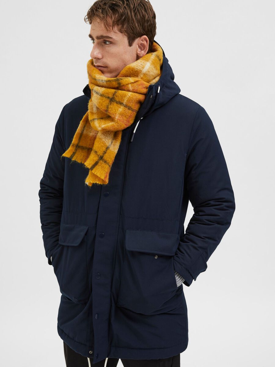 Padded Parka Coat - Sky Captain