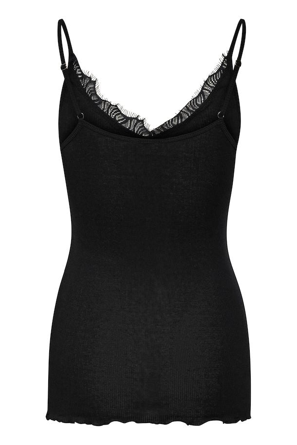 MayaSZ Strap Lace Top - Black