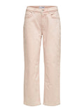 STRAIGHT LEG PASTEL JEANS - Peach Whip