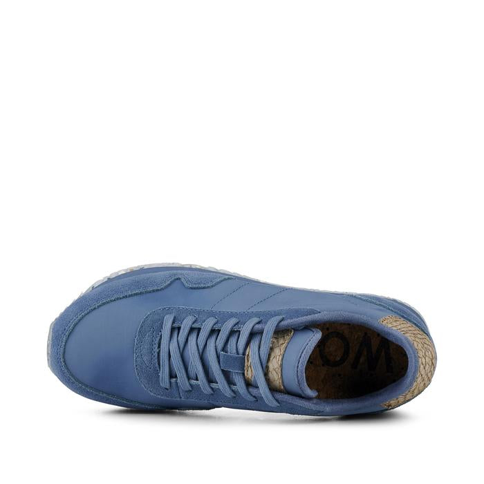 Nora III Leather Sneakers - Vintage Blue