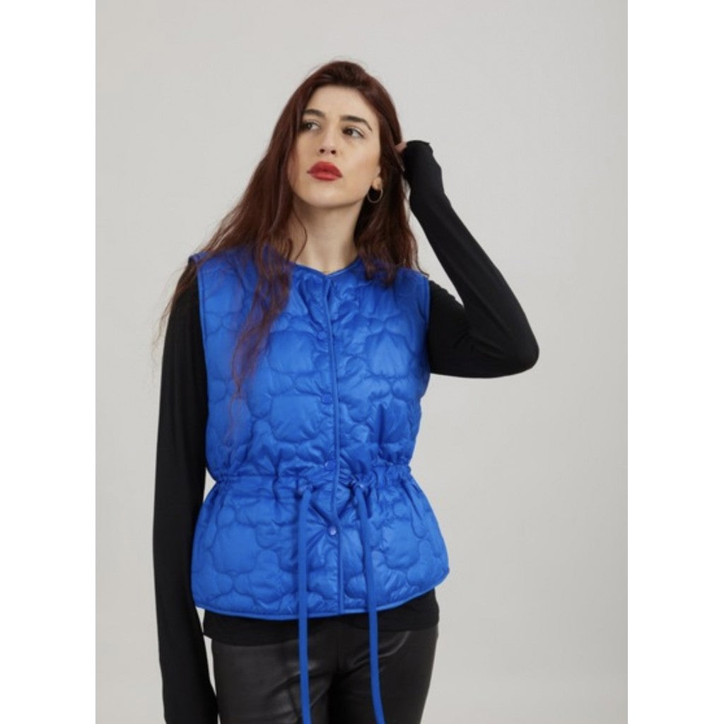 CC Heart Olga Quilted Vest - Cobalt Blue