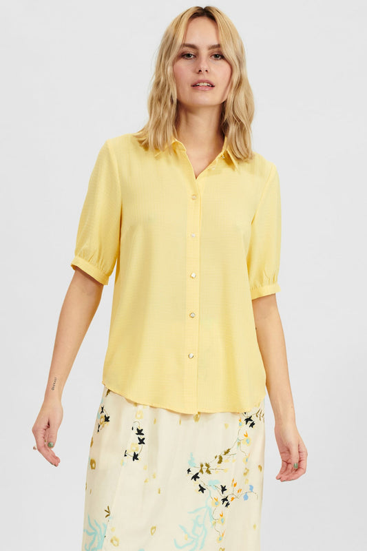 Nuhilda Shirt - Popcorn Yellow