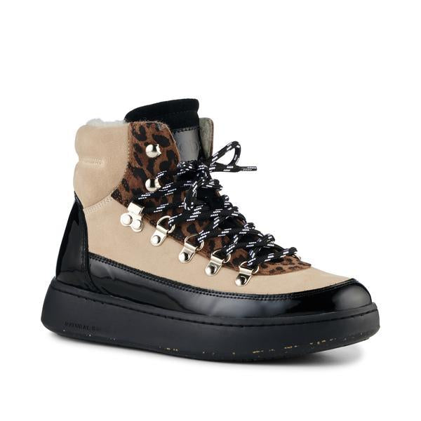 woden iris boot - mix leopard
