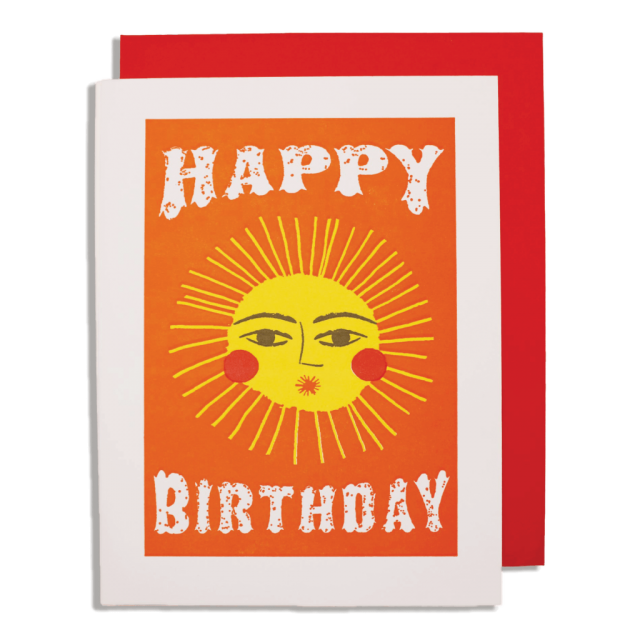 Happy Birthday Sun Card