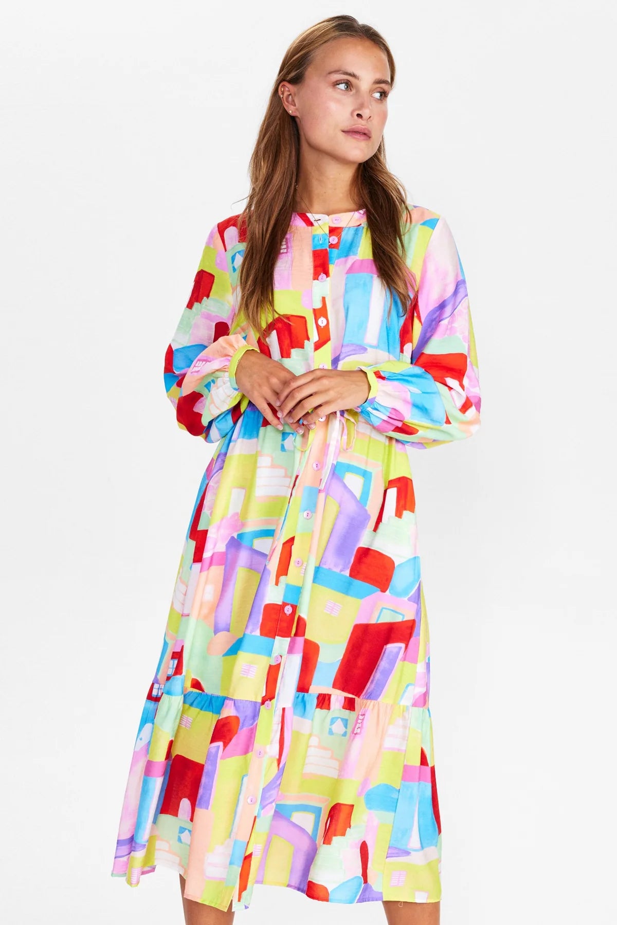 NUMARION DRESS - Cherry Tomato