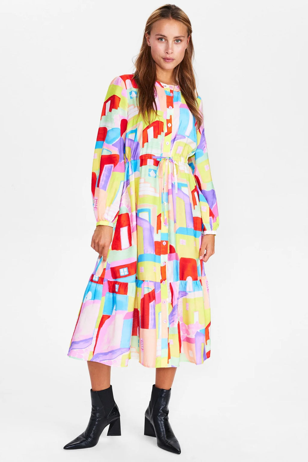 NUMARION DRESS - Cherry Tomato