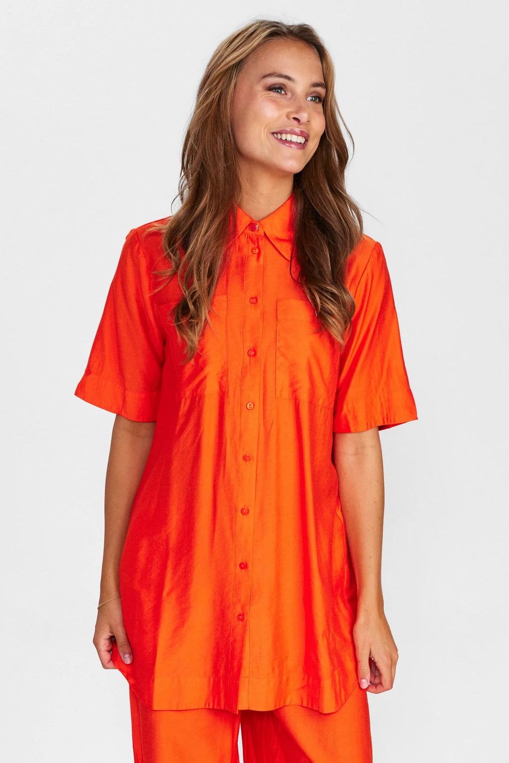 NUPIL SHIRT - Cherry Tomato