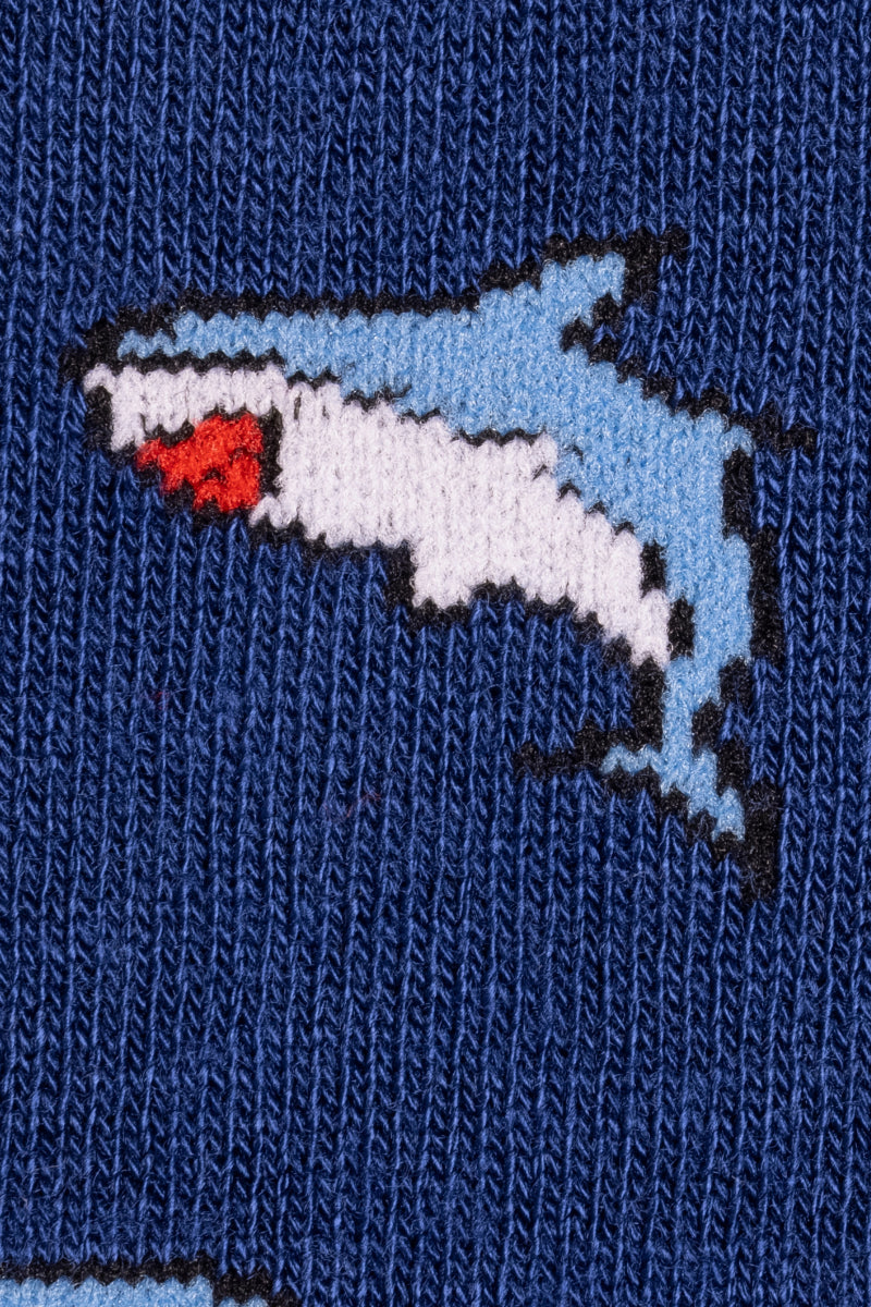 Blue Shark Bamboo Socks