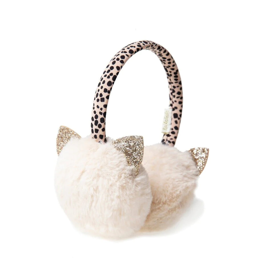 cleo cat leopard ear muffs