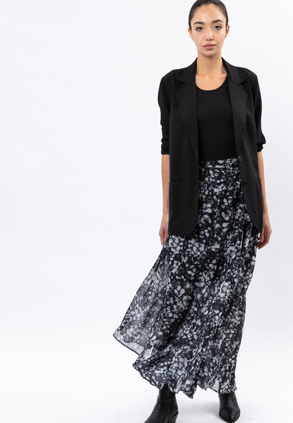 Spinel Still Print Skirt
