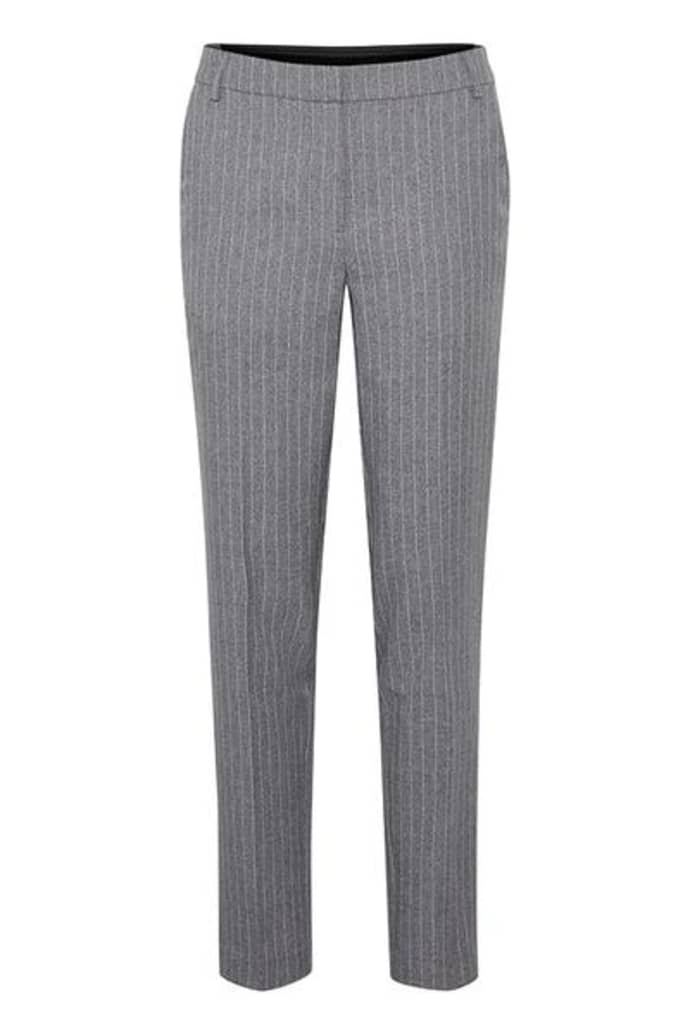 grey pinstripe trousers