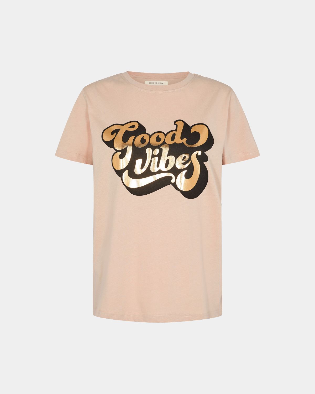 GOOD VIBES TEE - LIGHT ROSE