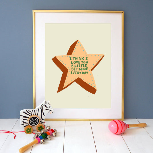 'Love you More Everyday' Print