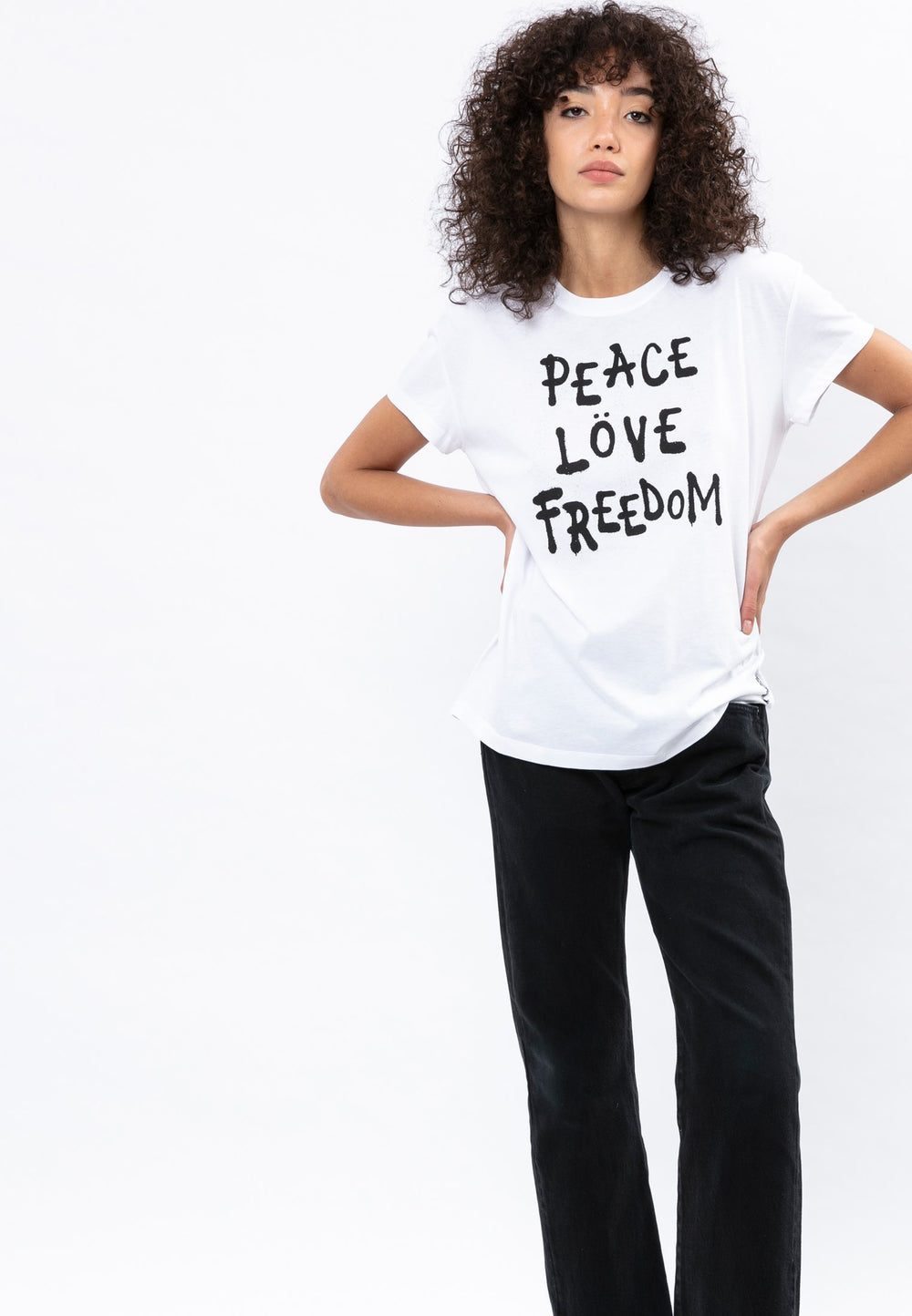 Globe Graphic White Top