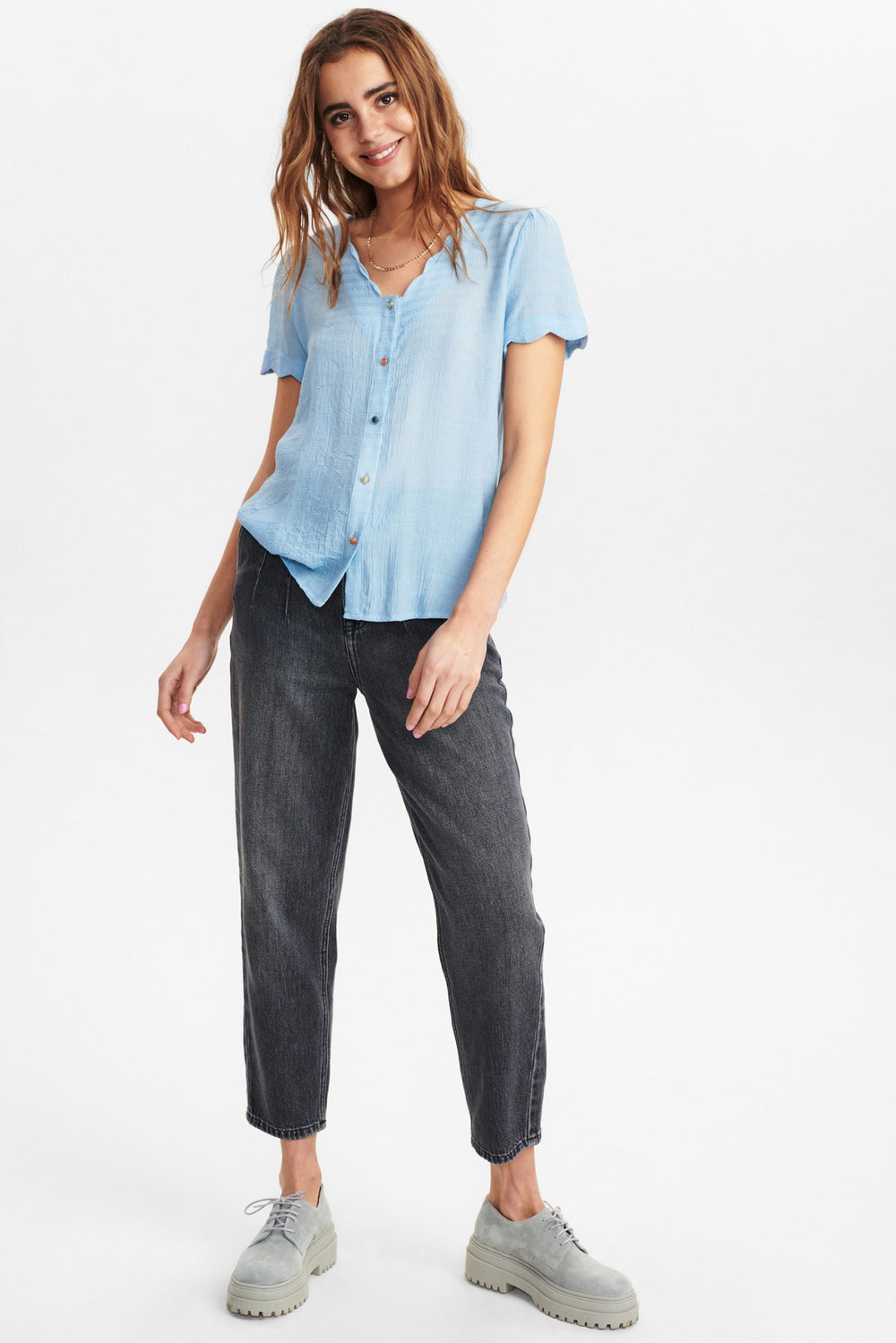 NUDARVA SHIRT - Della Robbia Blue