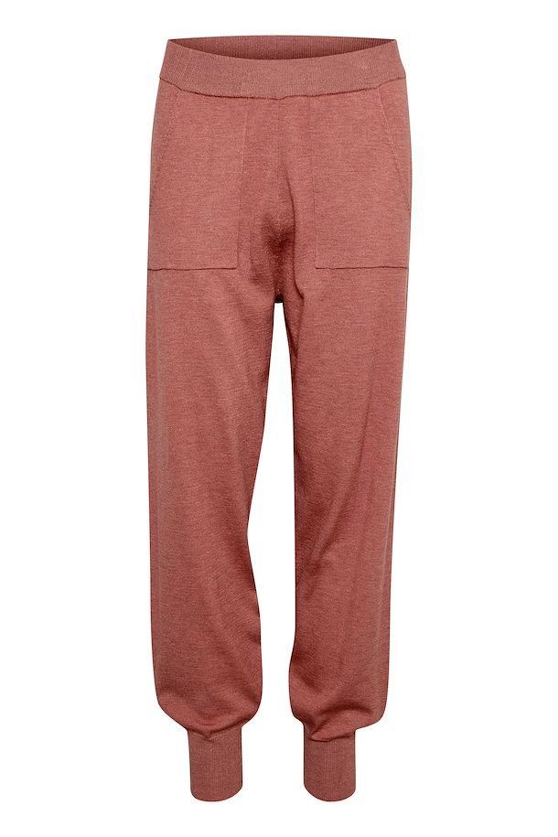Rust Knit Joggers